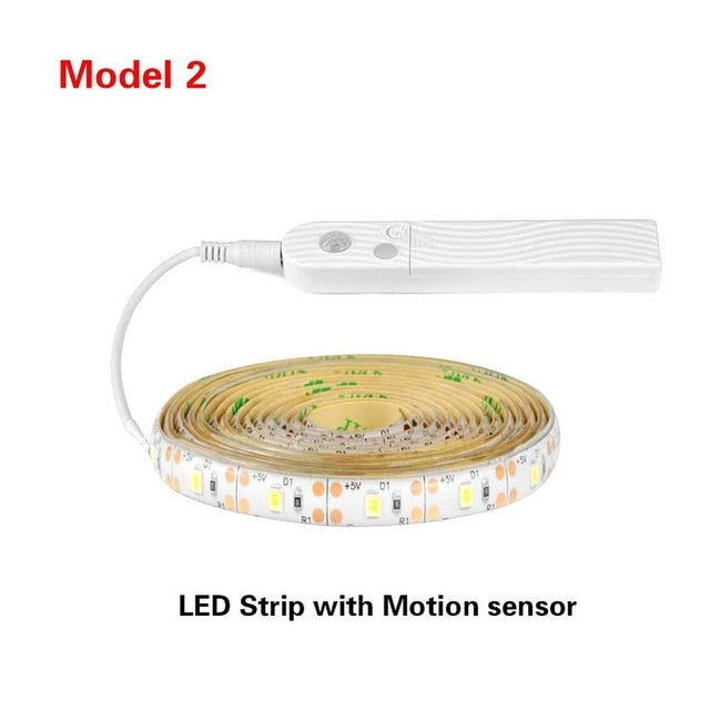 MotionGlow LED Strip Light – Motion Sensor Under Cabinet & Stair Lighting