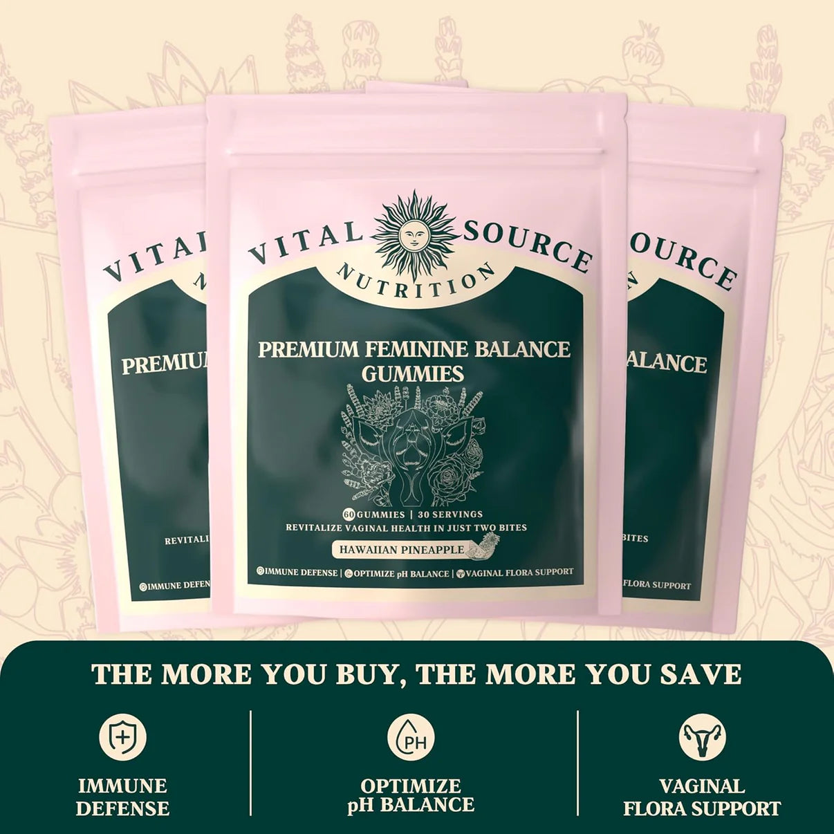 BalanceBites™ – Daily Gummies for Hormone & Gut Harmony