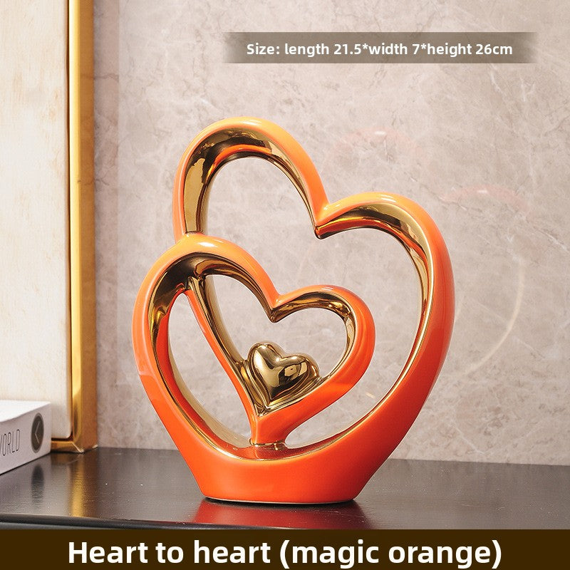 Heart Shape Ceramic Home Decor