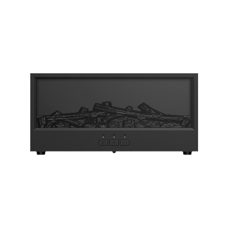 3D Flame Effect Ultrasonic Humidifier with Aromatherapy & Remote Control