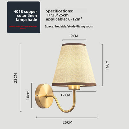 Fabric Shade Wall Light