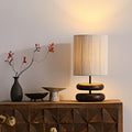 Tischlampe aus Massivholz