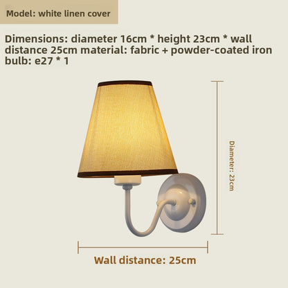 Fabric Shade Wall Light