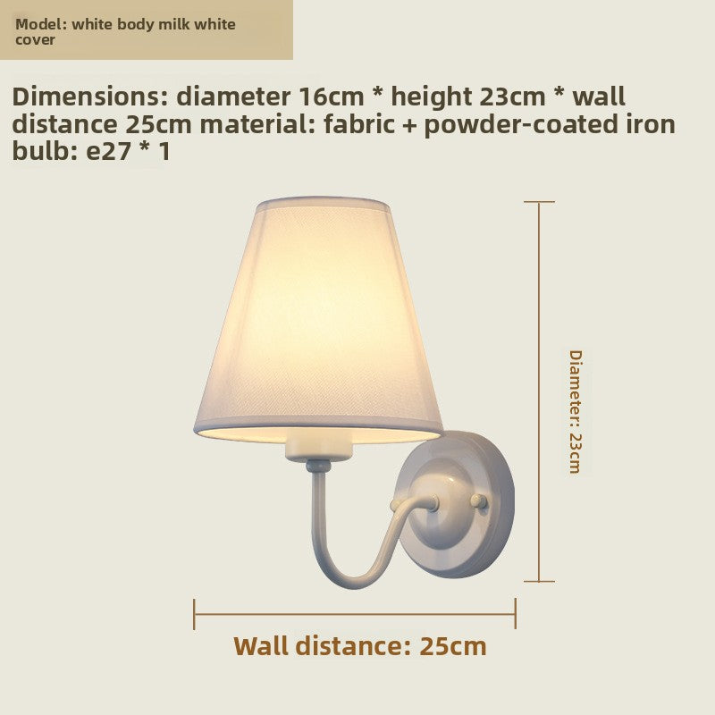 Fabric Shade Wall Light