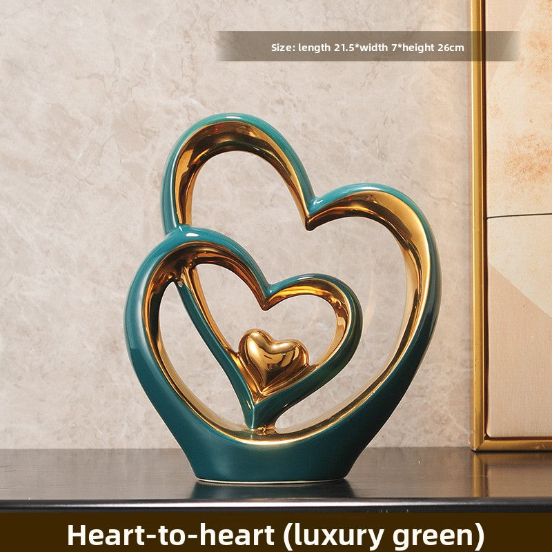 Heart Shape Ceramic Home Decor
