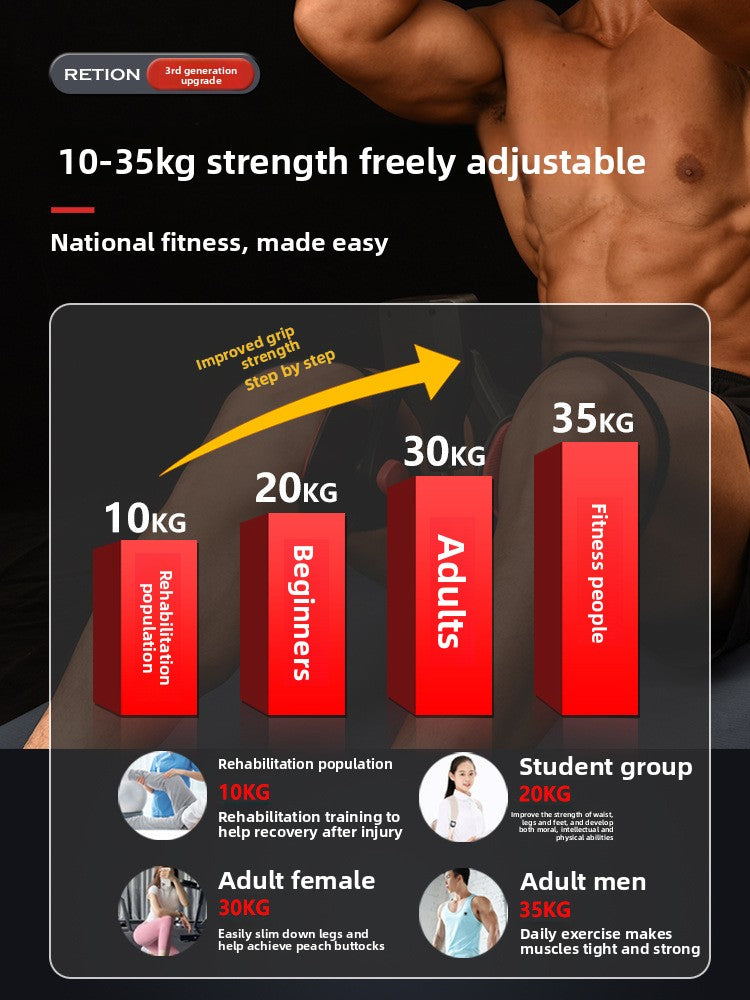 Fitness-Widerstandstrainer mit einstellbarem Zugwiderstand