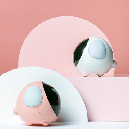 Pixel Buddy LED Kids Alarm Clock – Smart Expression Display with Voice-Activated Night Light