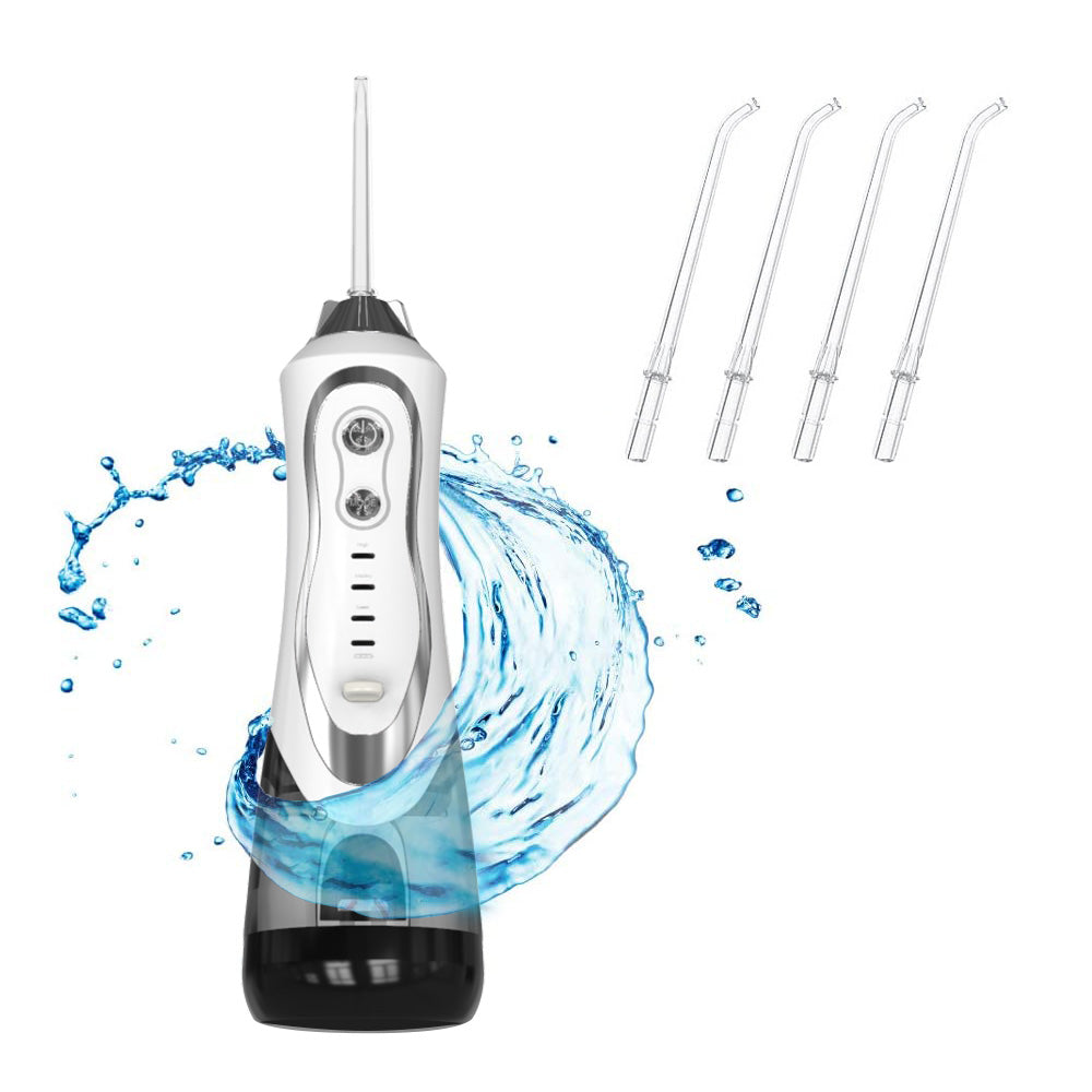 AquaPulse Portable Oral Irrigator – High-Frequency Water Flosser with 300 ml Tank