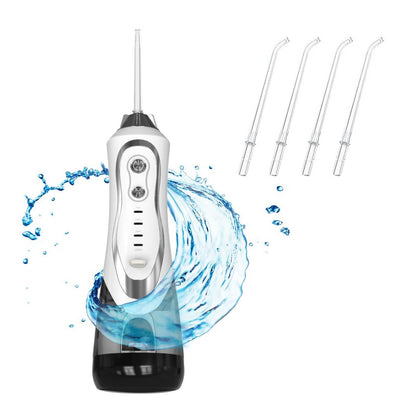 AquaPulse Portable Oral Irrigator – High-Frequency Water Flosser with 300 ml Tank