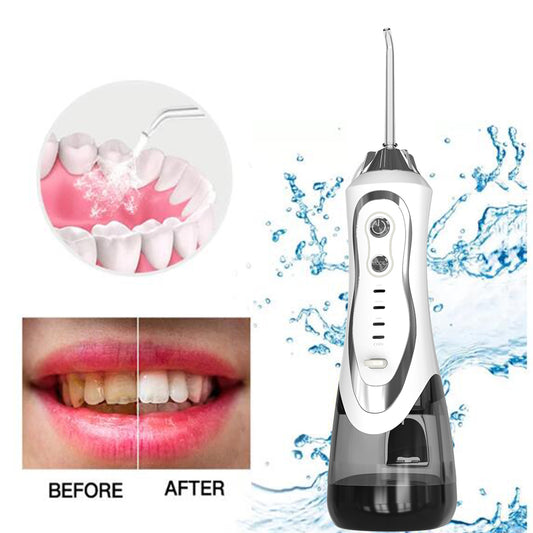 AquaPulse Portable Oral Irrigator – High-Frequency Water Flosser with 300 ml Tank