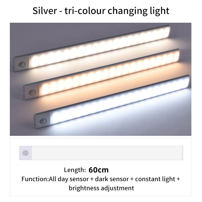 SlimSense Motion Sensor LED Light Bar – Wireless Magnetic Closet & Cabinet Lighting