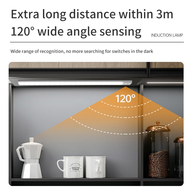 SlimSense Motion Sensor LED Light Bar – Wireless Magnetic Closet & Cabinet Lighting