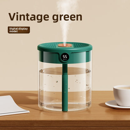 Ultrasonic Humidifier 2L – Dual Spray, Ultra-Quiet, Digital Display &amp; Night Light