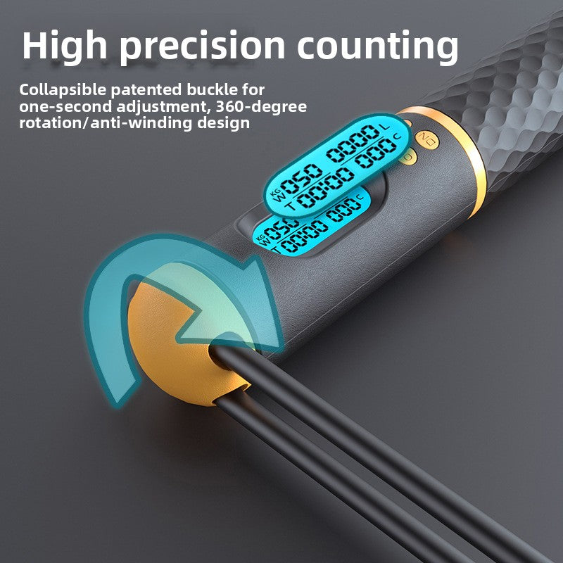 Digitales Springseil mit Zählfunktion – LCD-Anzeige