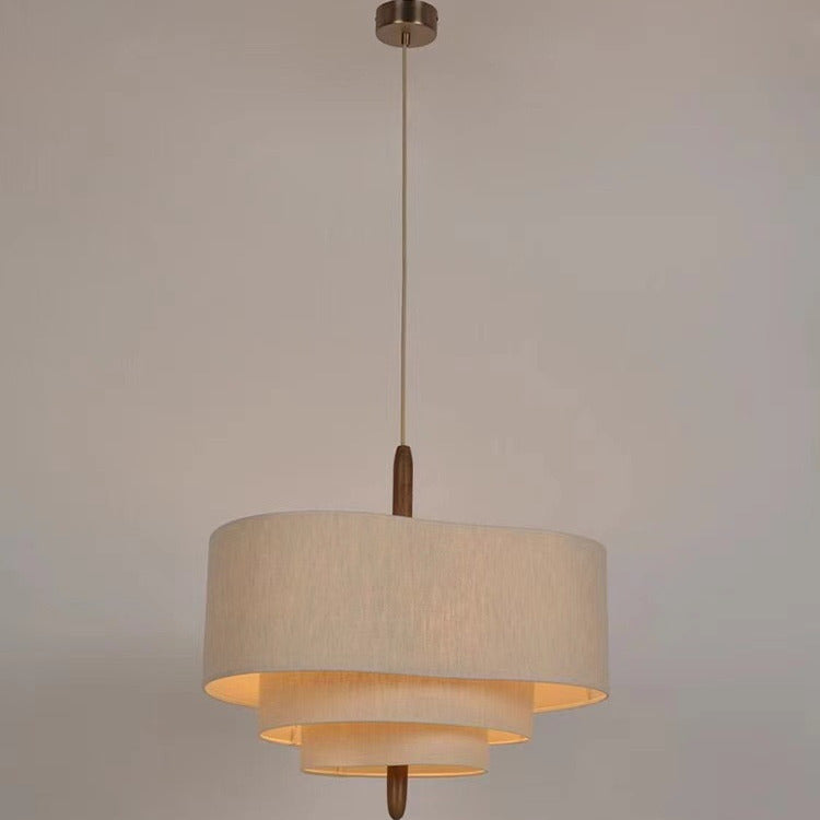 Antique-Inspired Rattan Chandelier