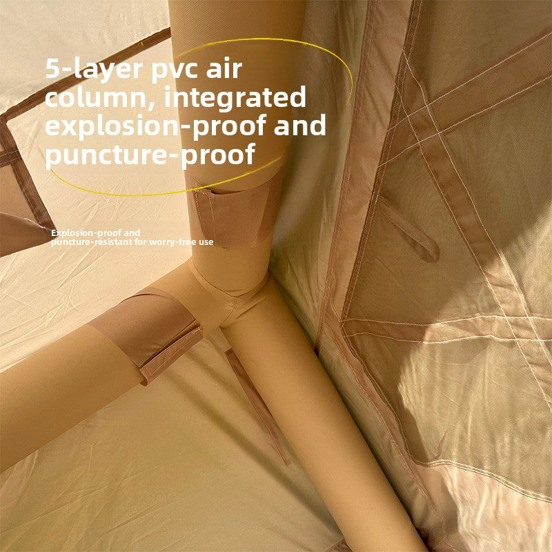 Inflatable Camping Tent Windproof Rainproof Oxford Fabric